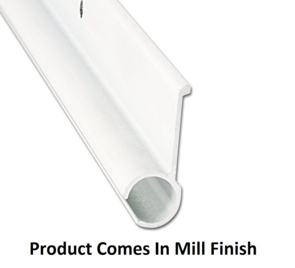 AP Products Awning Rail, 8 ft, Silver, Aluminum, Screw-On