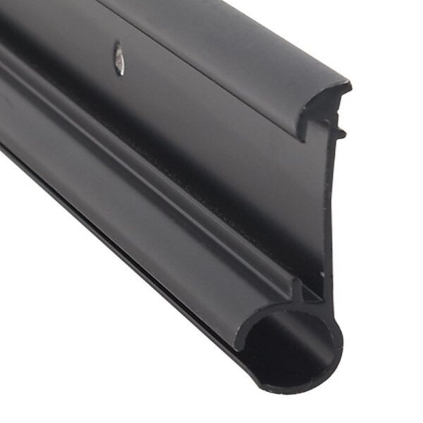 AP Products Awning Rail, 16 ft, Black, Aluminum, Screw-On