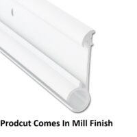 AP Products Awning Rail, 16 ft, White, Aluminum, Screw-On