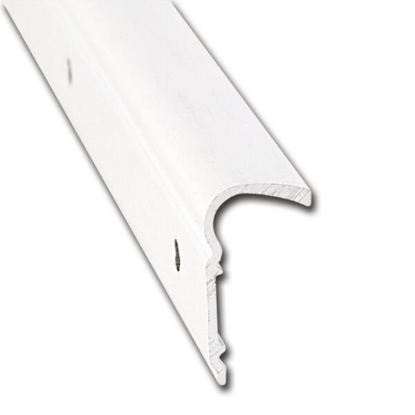 AP Products Roof Edge Trim Molding, 8 ft, White