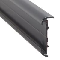 AP Products Short Leg Trim Molding, 8 ft, Black, with Insert