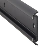 AP Products Flat Trim Molding, 16 ft, Black, with Insert