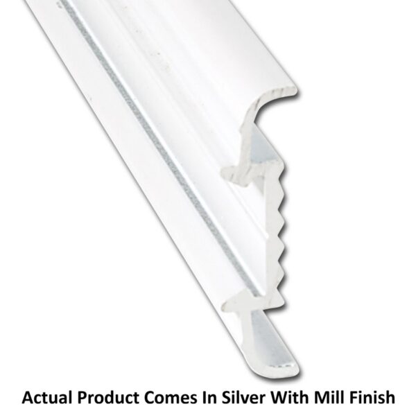 AP Products 16-Foot Silver Insert Molding