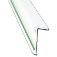 AP Products White Roof Edge Molding, 16 Feet