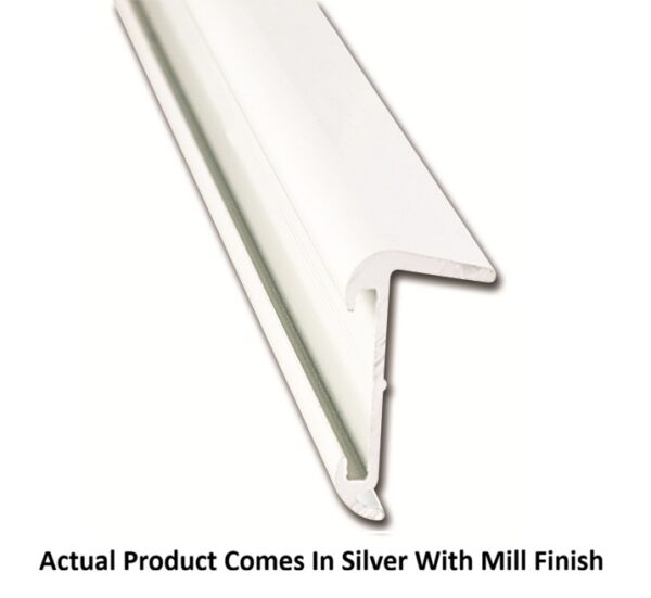 AP Products Silver Roof Edge Molding, 16 Feet