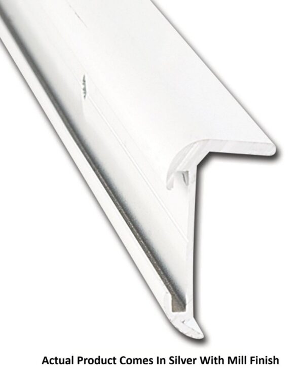 AP Products 16 ft Silver Aluminum Corner Insert Molding