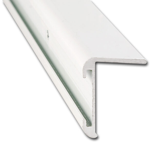 AP Products 8 ft White Long Leg Corner Insert Molding