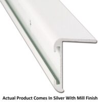 AP Products 16 ft Silver Long Leg Corner Insert Molding