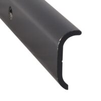 AP Products 8 ft Black Short Leg Trim Molding