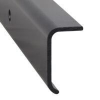 AP Products 16 ft Black Long Leg Trim Molding