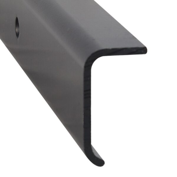 AP Products 8 ft Black Long Leg Trim Molding