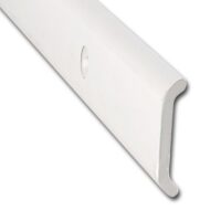 AP Products 16 ft White Flat Trim Molding