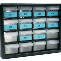 AP Products Bauer Key Storage Cabinet, Gray, 6.5 x 10.5 x 9 in