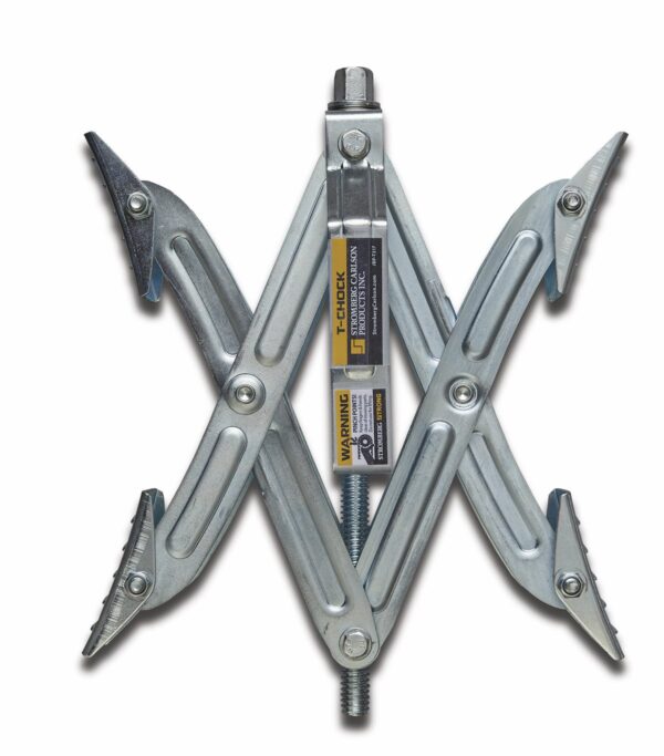 Stromberg Carlson RV Wheel Chock, Silver