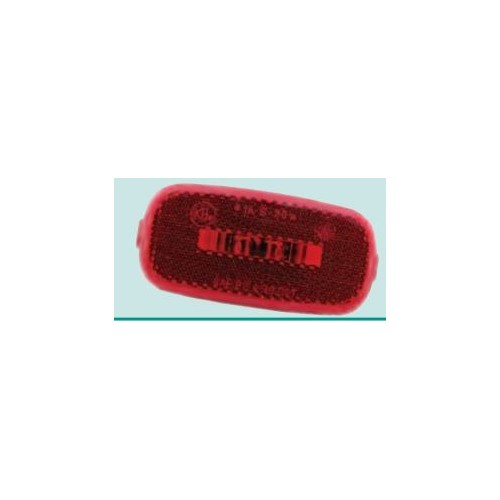 Valterra LED Marker, Rectangular, Red, 4" × 2", DOT Approved