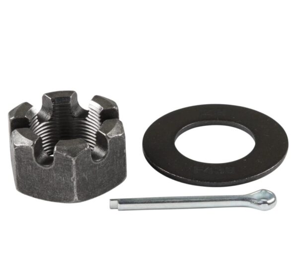 Lippert Trailer Spindle Nut, Slotted Hex with Washer