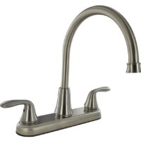 Phoenix 2-Handle Kitchen Faucet, 8 Inch, Brushed Nickel