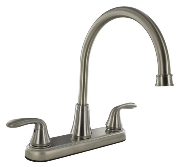 Phoenix 2-Handle Kitchen Faucet, 8 Inch, Brushed Nickel