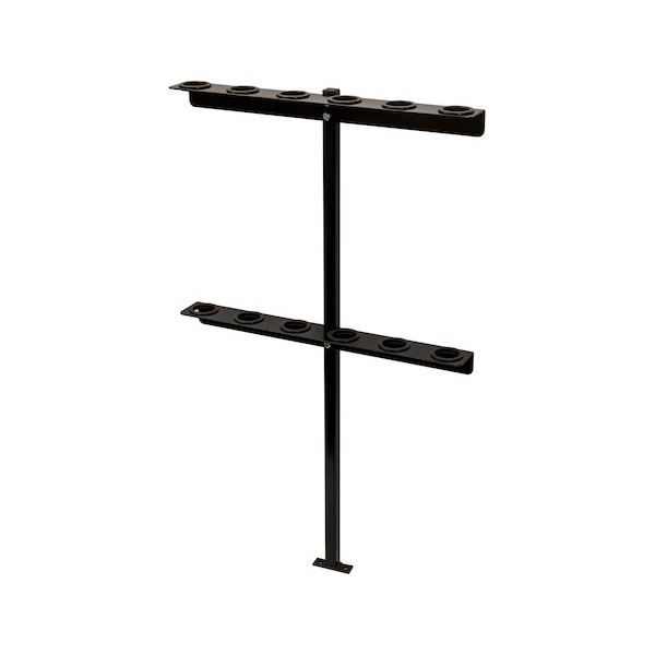 Buyers Vertical Tool Organizer, 6-Tool Capacity, Black