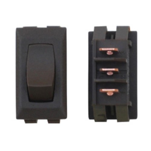 Valterra Interior Light Switch, Brown, 3-Pack
