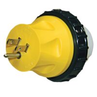 AP Products 15 to 50 Amp RV Power Adapter, 5-15P to SS2-50R, Yellow