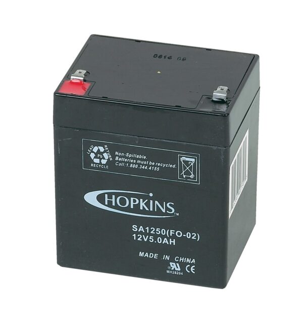 Hopkins 12 Volt Trailer Breakaway Battery, 5 Amp Hour