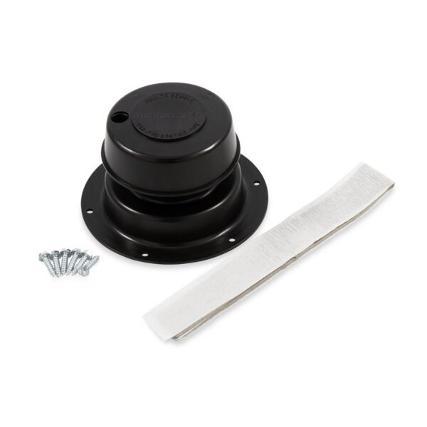 Camco RV Sewer Vent Assembly, Complete with Cap and Hardware, Black