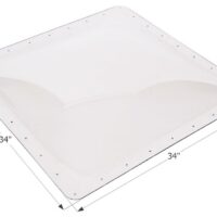 Icon Clear Square RV Skylight, 30x30 Opening