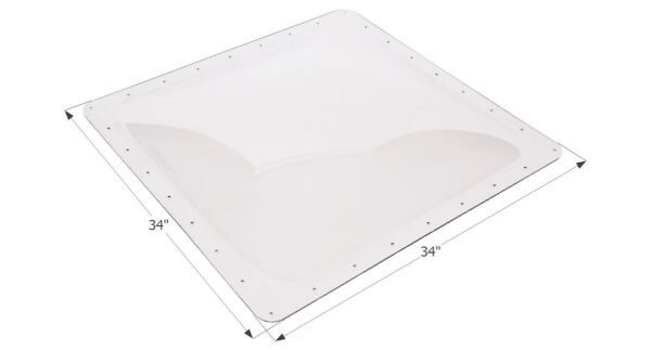 Icon Clear Square RV Skylight, 30x30 Opening
