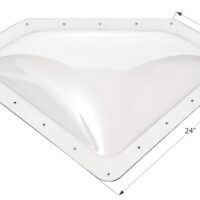 Icon Clear Neo-Angle RV Skylight, 20x8 Opening