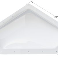 Icon White Neo-Angle RV Skylight, 20x8 Opening