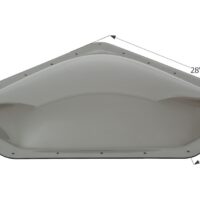 Icon Smoke Neo-Angle RV Skylight, 24x12 Opening