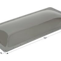Icon Rectangular Skylight, 46 x 22 in., Smoke