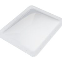 Icon White Rectangular Skylight, 24x18 in. Opening, 4 in. Tall