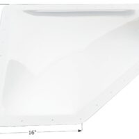 Icon Neo-Angle Skylight, 30 x 13 Inch Opening, 4 Inch Bubble, White