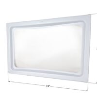 Icon Skylight Inner Dome, 24 x 16 Inch, Clear, Fits SL1422