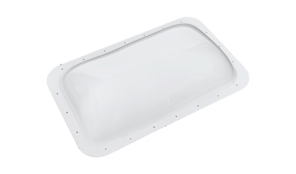 Icon RV Skylight White Rectangular 24x15.75 Opening, 5.5-inch Dome