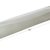 Icon RV Skylight Smoke Rectangular 64x18 Opening, 4-inch Dome