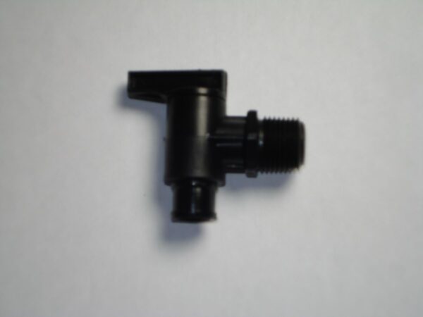 Petersen Molding Fresh Water Tank Drain Valve, 3/8-inch Male Thread