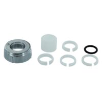 Phoenix Faucet Spout Nut, Chrome Plated Silver