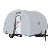 Classic Accessories Perma PRO Travel Trailer Cover, 20 Feet, Gray