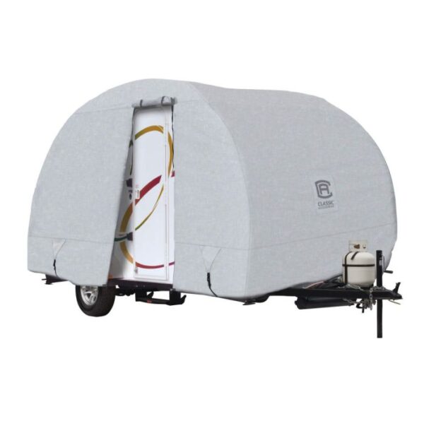 Classic Accessories Perma PRO Travel Trailer Cover, 20 Feet, Gray