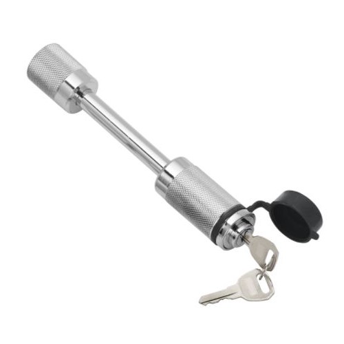 Draw-Tite Trailer Hitch Pin, 5/8 Inch, Silver, Barbell with Lock
