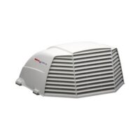MaxxAir II Roof Vent Cover, 14 x 14 Inch, Dome, Three-Sided Vented, White