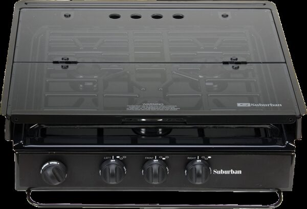 Invision Stove Top Cover, Clear Glass, 22 x 17 Inch