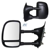 K-Source Manual Towing Mirror Pair, 3-1/2 in Extension, 21-1/2 in Extended Width