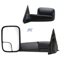 K-Source Manual Towing Mirror Pair, 7 x 10 in, Folding, Non-Extendable