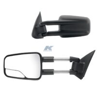 K-Source Manual Extendable Towing Mirror Pair, 4-1/2 in Extension, 22-1/2 in Extended Width
