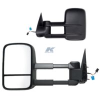 K-Source Electric Heated Towing Mirror Pair, 4 in Extension, 22 in Extended Width