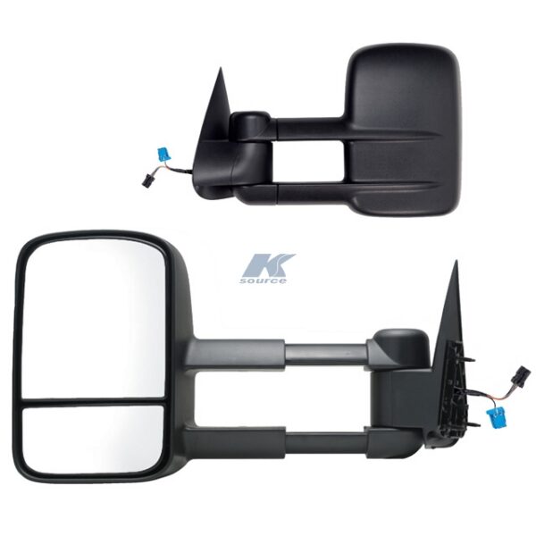 K-Source Electric Heated Towing Mirror Pair, 4 in Extension, 22 in Extended Width
